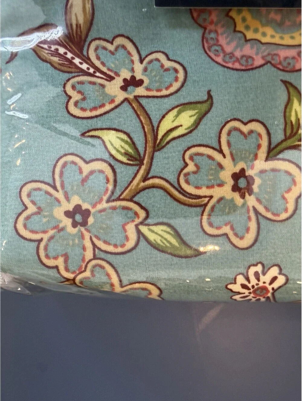 C & F Drapery/Curtain Panels Set Of 2 50”X 84” Floral Jewel Colors Cotton New